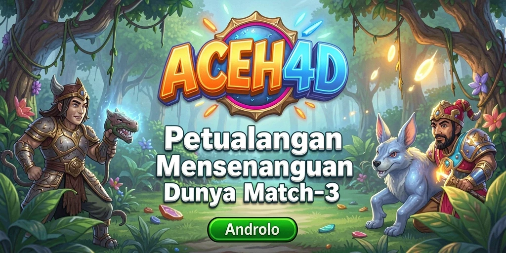 Screenshot gameplay ACEH4D menunjukkan momen mencocokkan item yang menarik.