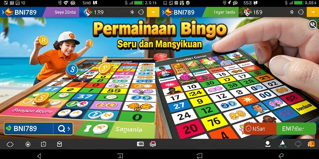 Screenshot gameplay BNI789 menampilkan keseruan permainan Bingo yang mengasyikkan.
