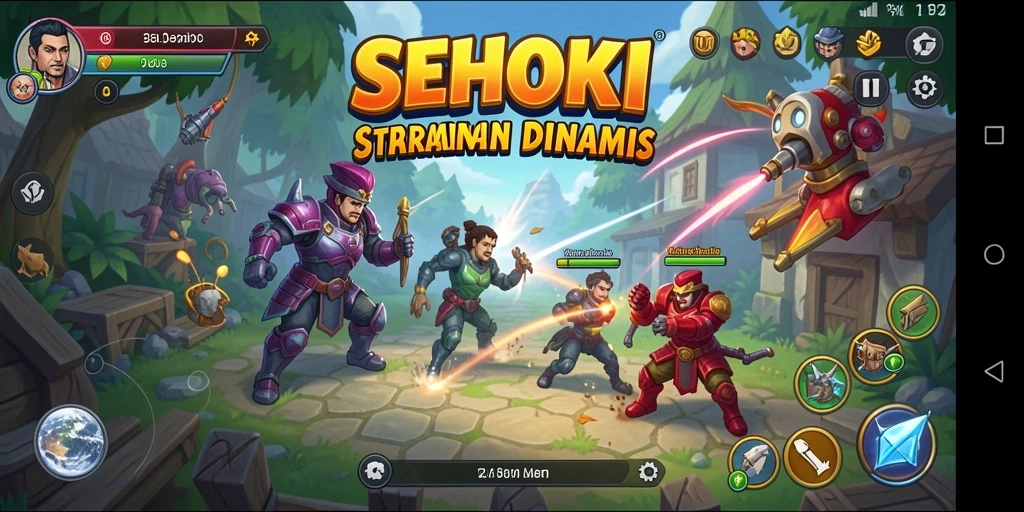 Gameplay SEHOKI yang menantang dengan grafis memukau.